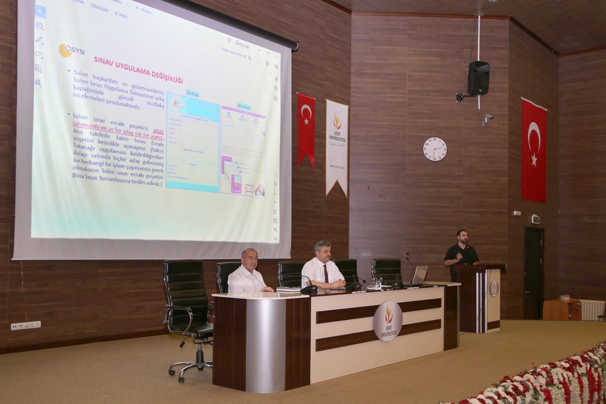 SİÜ İl Sınav Koordinasyon Kurulu YKS Sınavına Hazır